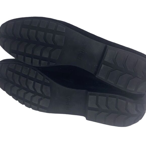 Peter Helle Mania Wm Sz 6.5 EU 37 Black Sued3 Bling Slip On Driving Loafer Shoes - Picture 7 of 8